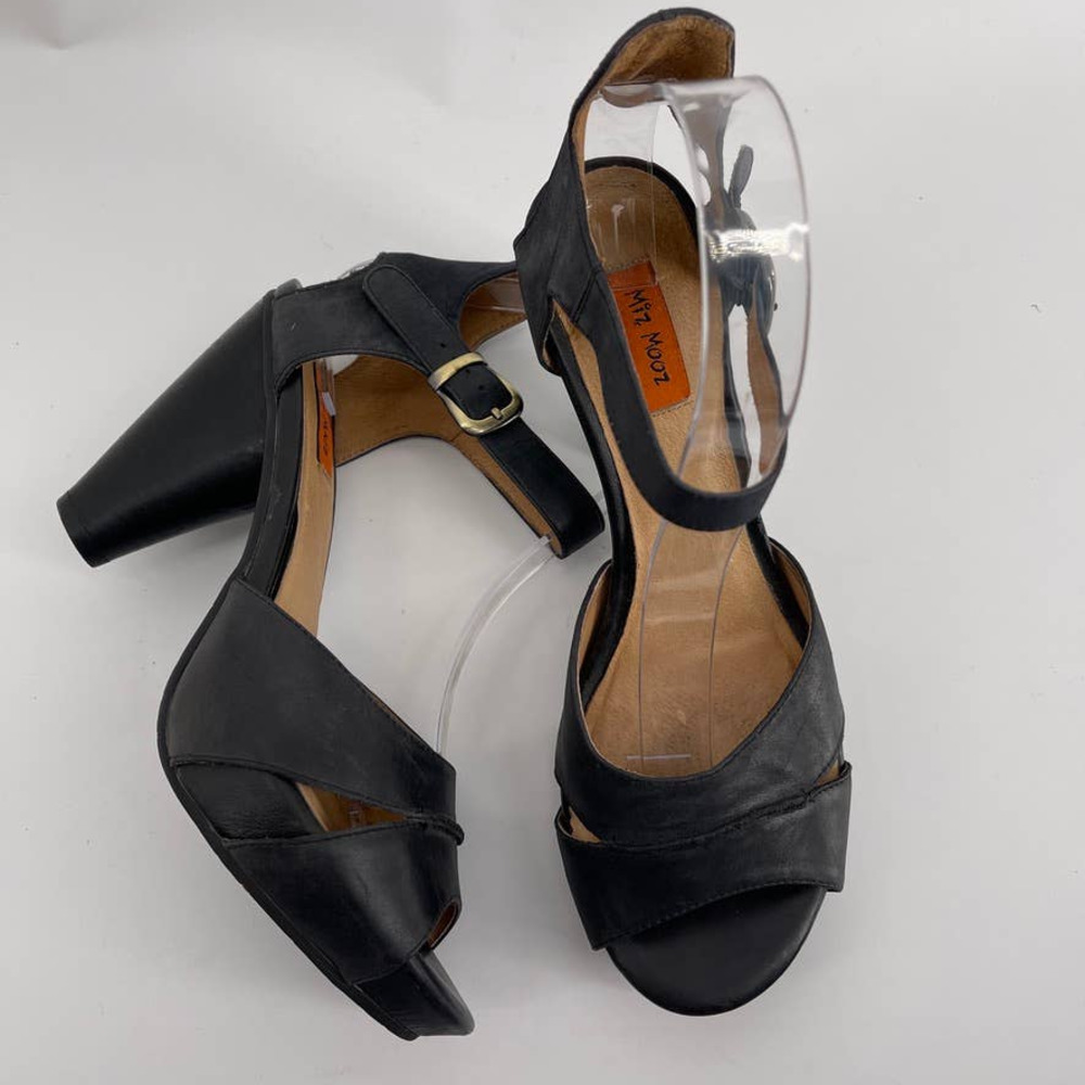 Miz Mooz Sundown Leather Platform Wedge Sandals